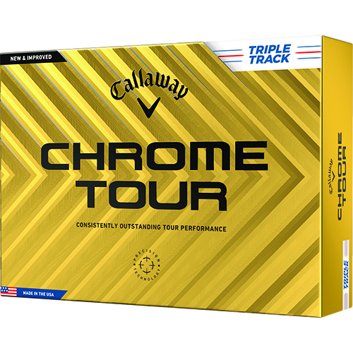 Callaway Chrome Tour- Triple Track Golfballs